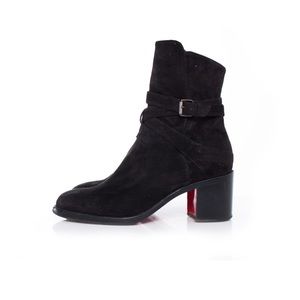 Christian Louboutin Karistrap Black suede bootie
